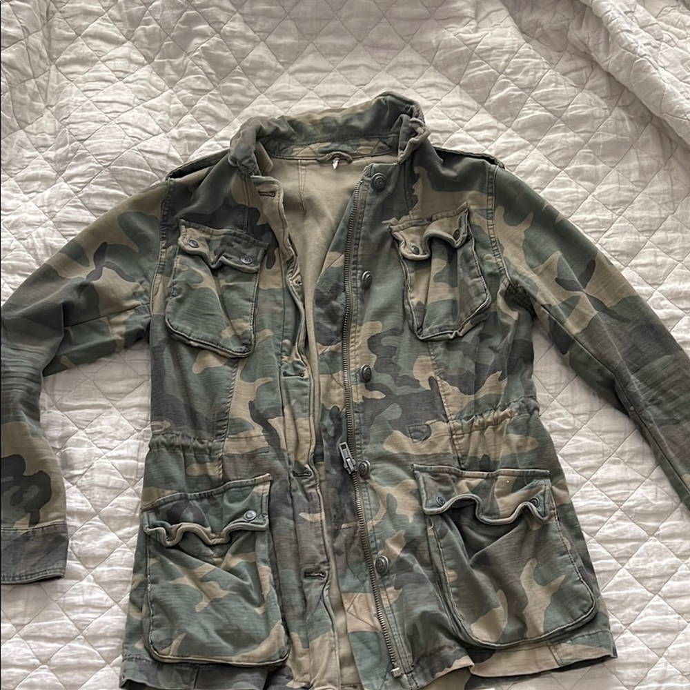 Camouflage Military Style Jacket